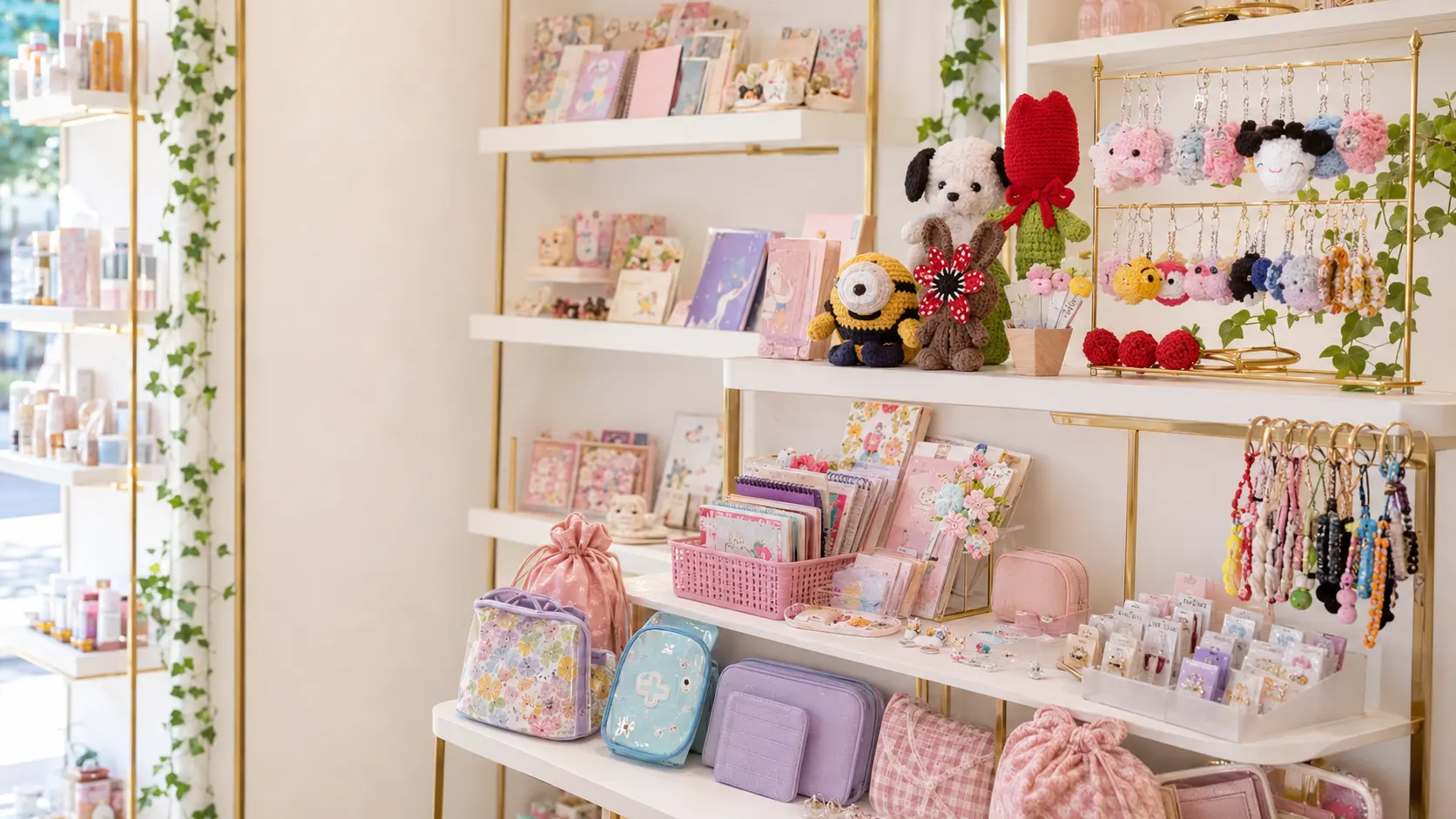 Selección de regalos y piezas artesanales